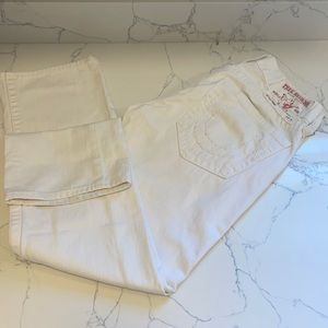 True Religion white denim